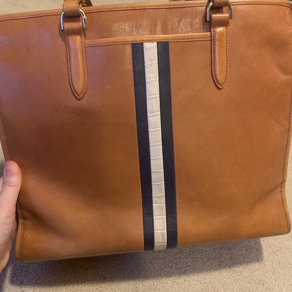 RARE Brahmin Sadie Tan Meri Tote - Picture 3 of 11